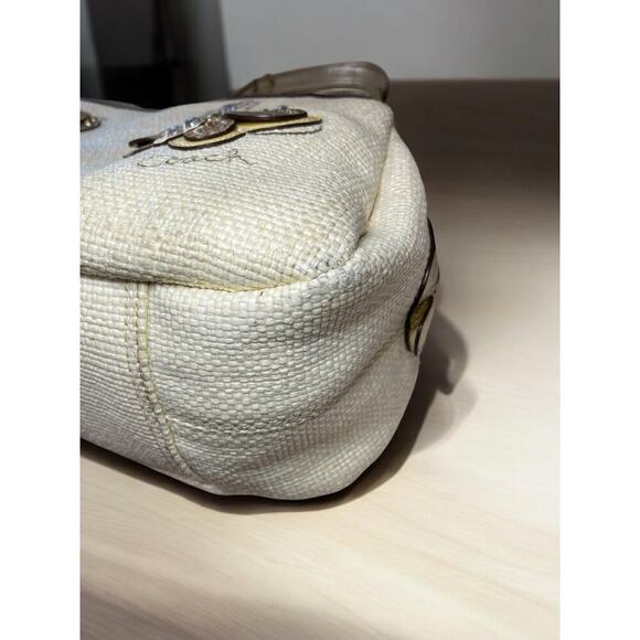 Coach F16584 Lexi Woven Butterfly Shoulder Bag & Matching Wristlet - Picture 11 of 13